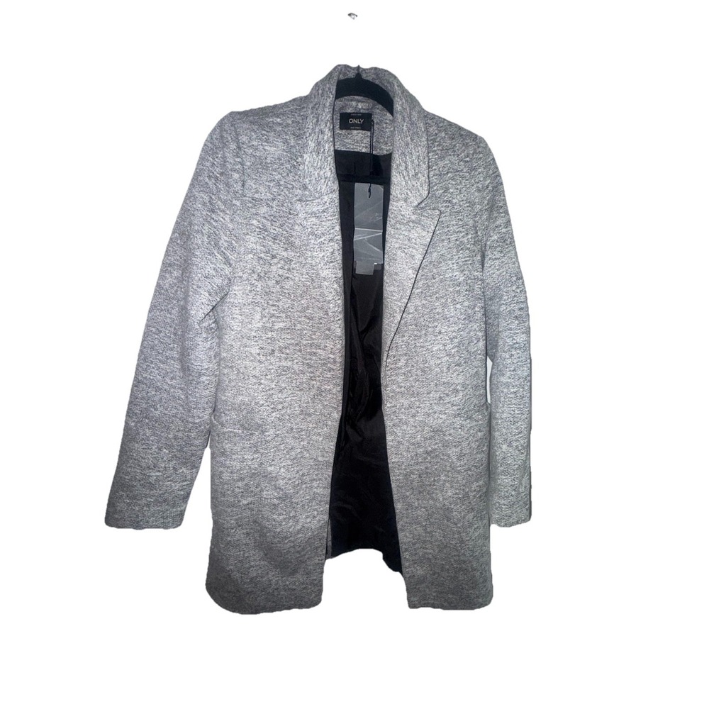 ONLY Tailored Classic‎ Blazer Gray Women's Medium NWT